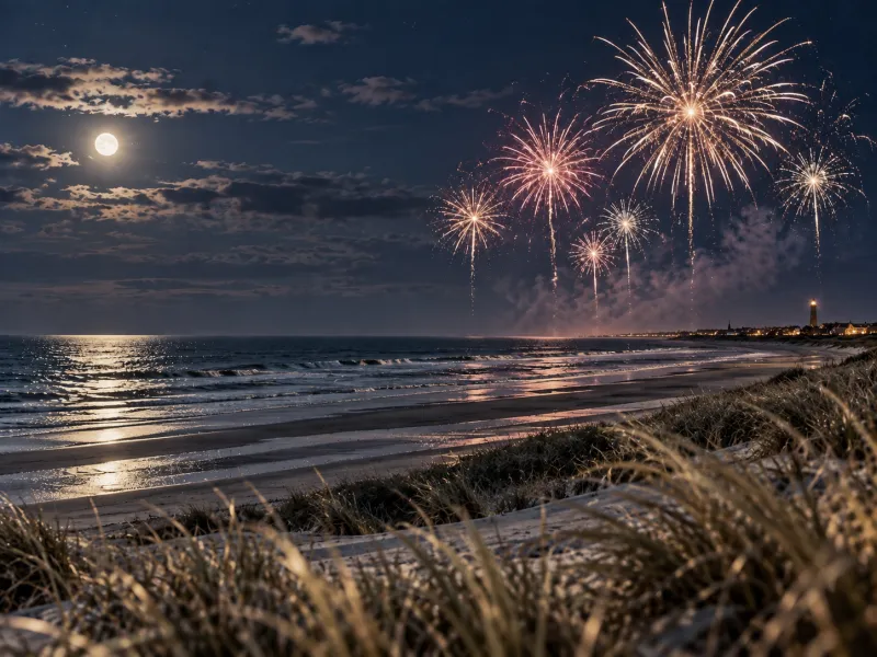 Silvester am Meer
